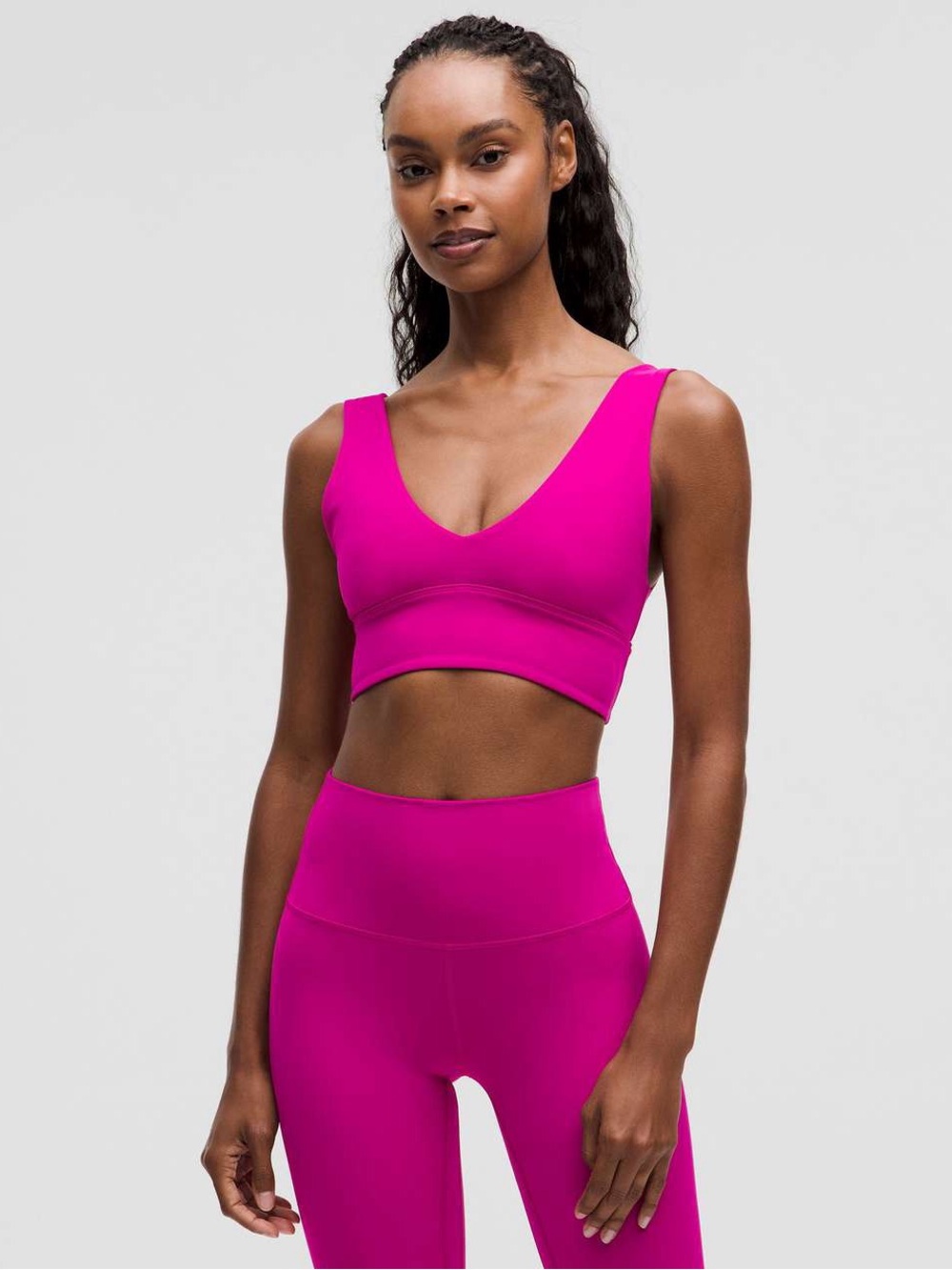 Lululemon Align V-Neck Sports Bra Hot Pink